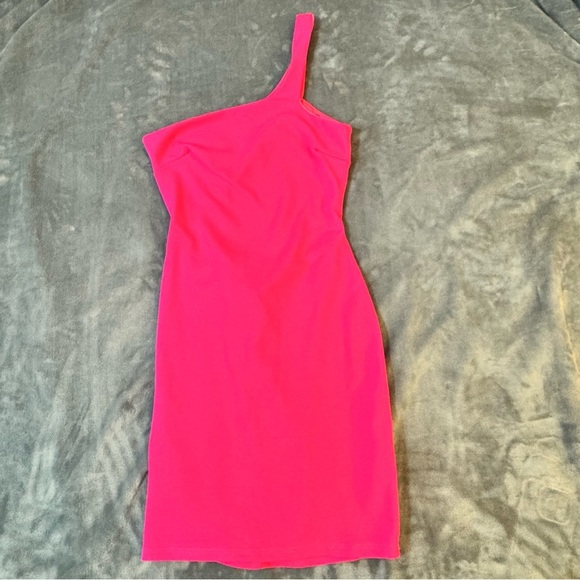 Fashion Nova Vibrant Pink One-Shoulder Dress

#1233 - Picture 1 of 6